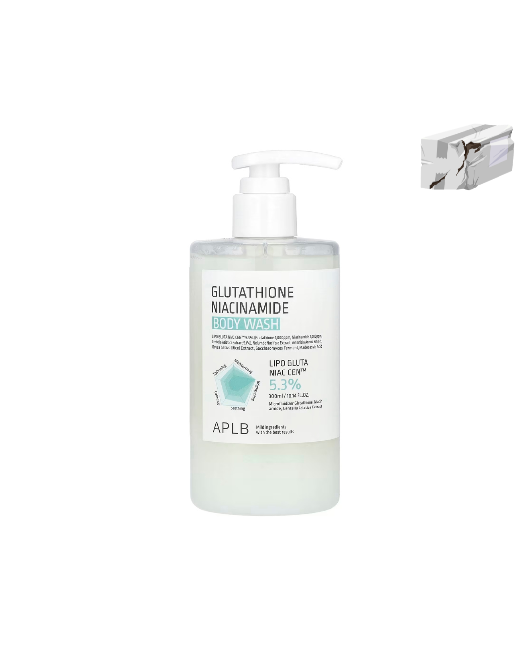 APLB - Glutathione Niacinamide Body Lotion (emballage abimé)